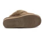 Slipper beige merinowol FLS321064 Warmbat